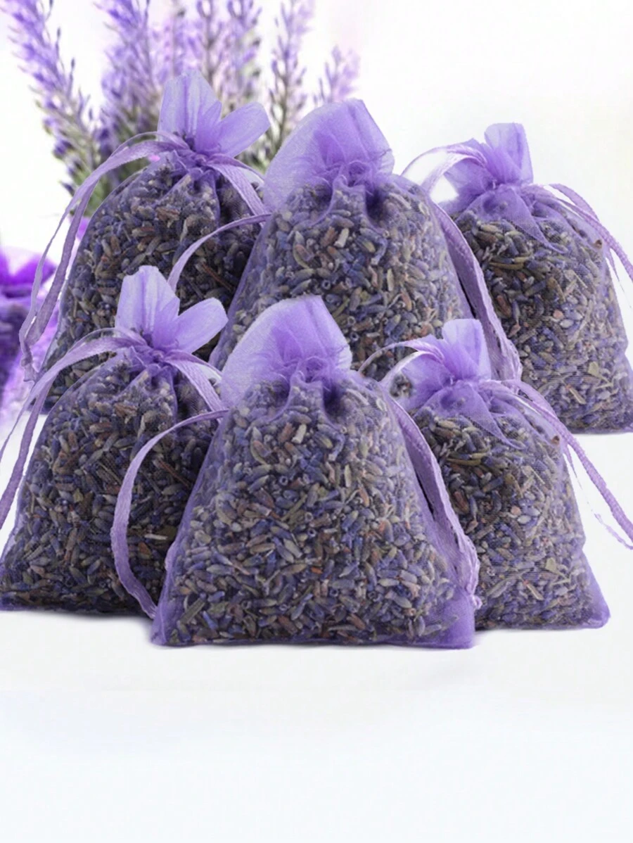 5pcs Purple Lavender Sachets, Scented Sachets For Drawer And Closet ...