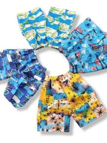 Paquete De 12 Bermudas Short Playa Vacaciones Traje De Baño - Multicolor - Ver 1