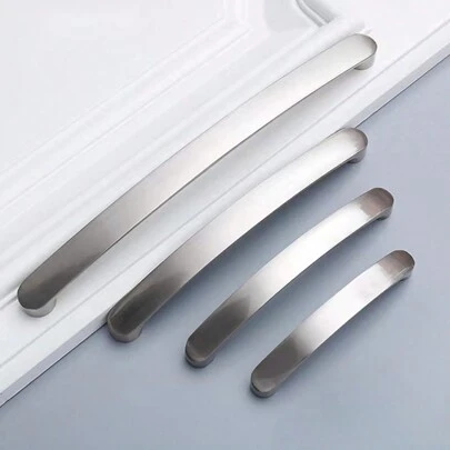 1pc Cabinet Handles Knobs Aluminum Alloy Door Kitchen Knobs Brushed Cabinet Pulls Drawer Modern Furniture Handle Hardware