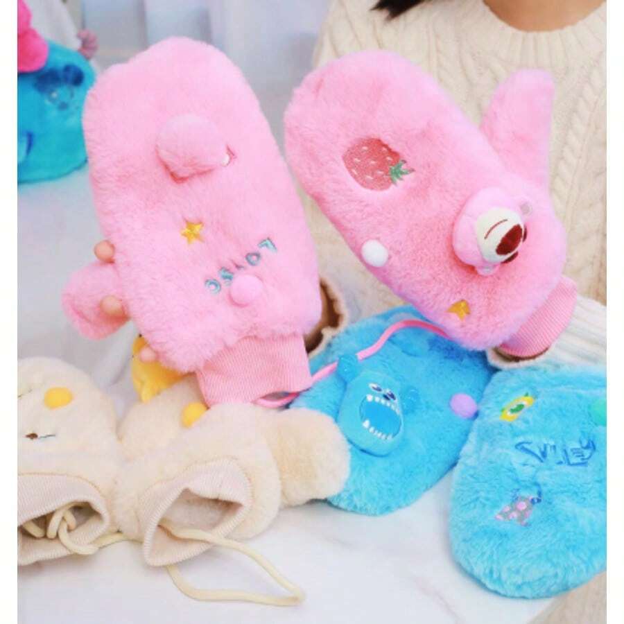 Mocassins Chaussons Sabot Doux Noir Laine Polaire Fourrure Cuir