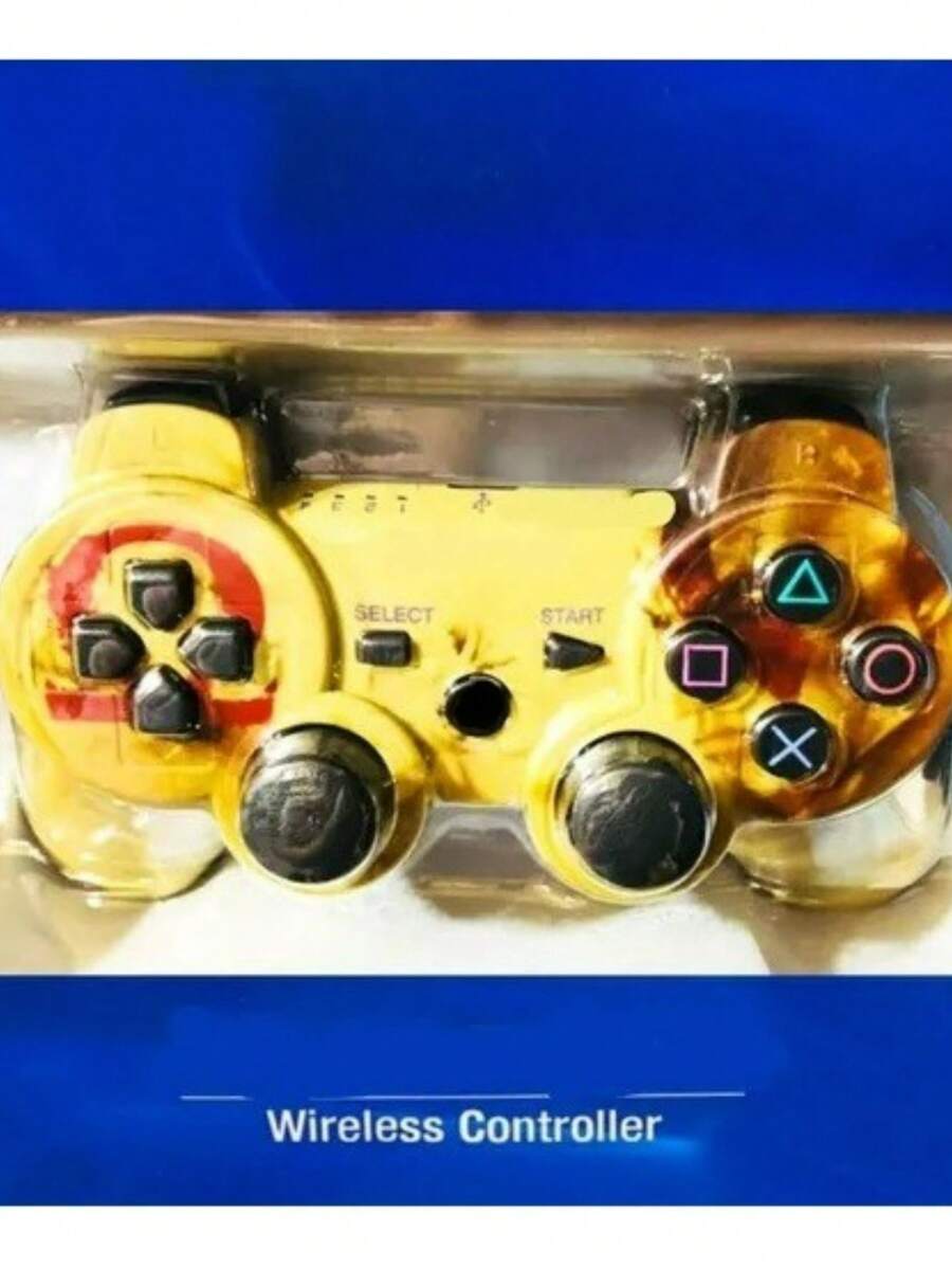 Ps3 Control Inalambrico Compatible Con Ps3 + Cable. Diseño - Beis - Ver 1