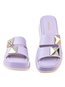 Women Platforms & Wedge Sandals - 紫丁香色 - 查看 3