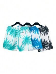 Men Shorts - 綠色 - 查看 2