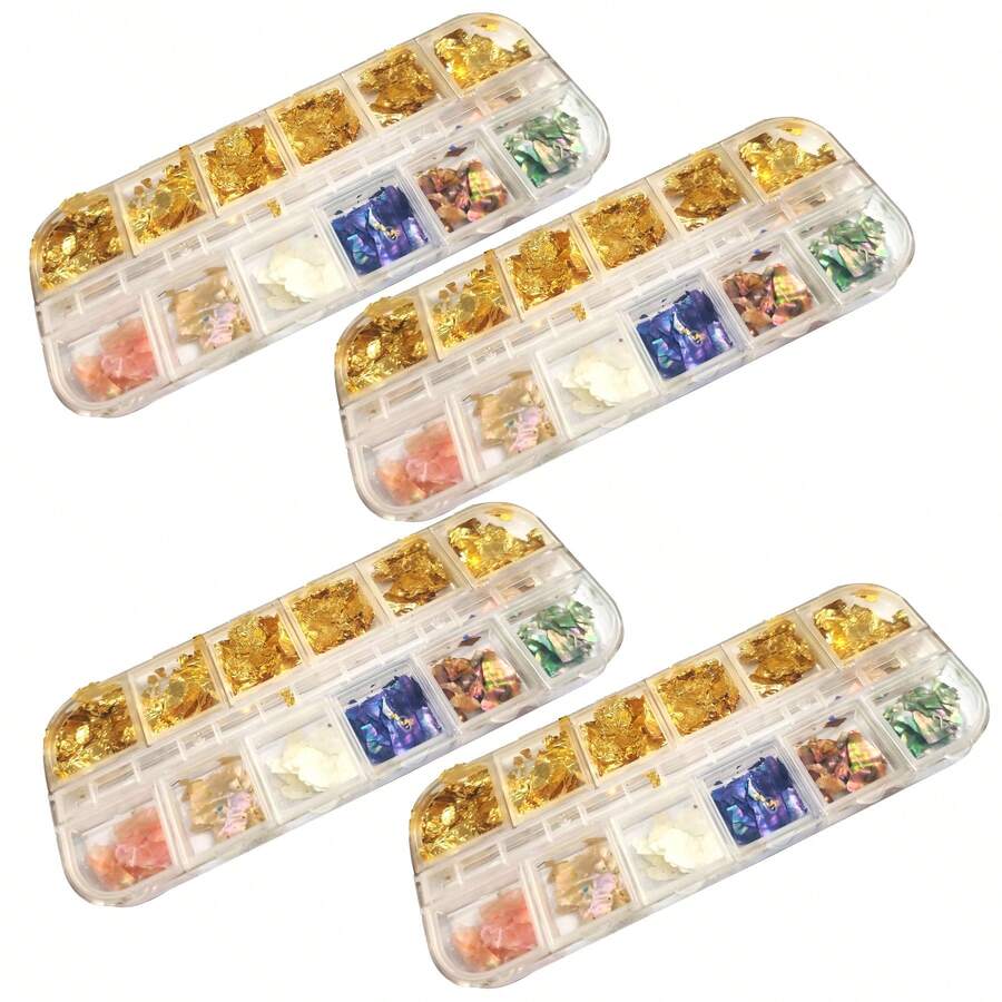 Chic & Fun Rhinestones & Decorations - 套件 x4(2 個卡達) - 查看 1