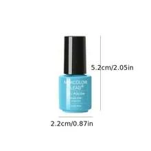 純色 Uv 指甲油白色黑色紅色粉紅色藍色指甲油浸泡指甲裝飾 Uv 指甲油裸色家用 - 駝色 - 查看 6