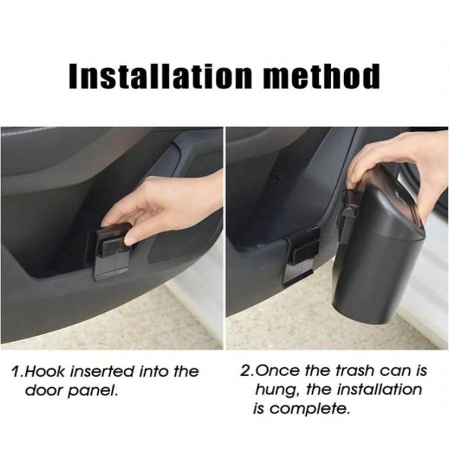 Black Fliptop Trash Can SHEIN USA