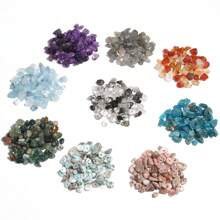 1strand Asymmetrical Natural Loose Gem Stone Amethyst Tiger Eye Amazonite Chips Gravel Beads For Jewelry Making DIY Gift Bracelets Necklace