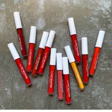 12入組/套啞光和持久唇彩,不容易至