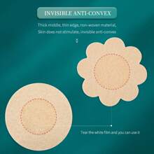 100入組一次性護理墊：無縫、透氣、自粘，提供最大舒適度和隱形覆蓋（贈送一對普通矽膠哺乳墊） - 杏色 - 查看 7