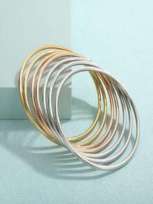 Stainless Steel Weekly Bracelet - Multicolor - View 3