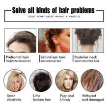 髮蠟棒適用於,頭髮造型蠟適用於平滑假髮,棒適用於頭髮不油膩造型頭髮棒適用於邊&捲毛頭髮,髮蠟棒 - 白色 - 查看 6