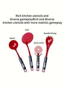 兒童模擬遊戲加厚廚具套裝59件(隨機顏色) - 彩色 - 查看 7