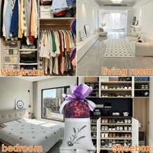 1包茉莉香氣袋,衣櫥和櫃子除濕炭袋