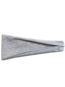 1条运动吸汗头带，跑步健身吸汗带，瑜伽发带，休闲健身头巾，学校用品，大学用品，秋冬季发带，女士度假装扮发饰，优雅围巾，女士头巾，柔软头巾