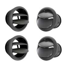 Kit 4 Difusor Ar Novo Uno 2010 A 2014 Fiorino 2013 Grafite