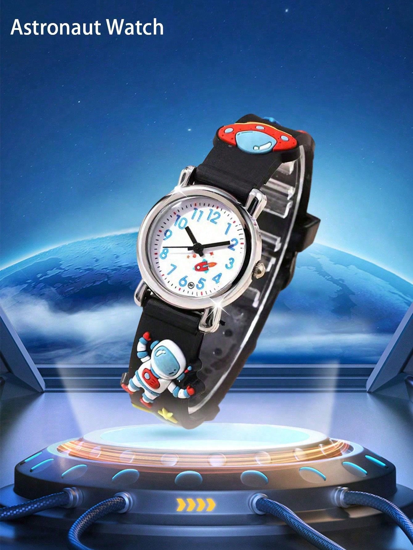 Orologio Al Quarzo TAPORT Con Cinturino In Silicone Blu – Unisex, Batteria Di Ricambio E Sacchetto Regalo Inclusi - 5
