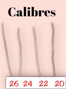 Carrete de Alambre de Cobre 15metros para engarce de joyeria, para armado de pulseras, aretes y accesorios no se despinta ni mancha