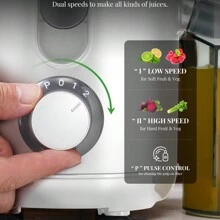 Juicer Machine,GDOR Centrifugal Juicer With Titanium Enhanced Cut Disc, 2.5" Feed Chute,15Oz,250W.