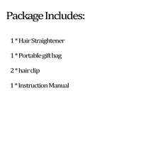 適合女性頭髮的直髮器，離子直髮器陶瓷電氣石，液晶顯示直髮器旅行雙電壓適合所有髮質 - 黑色 - 查看 8