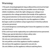 適合女性頭髮的直髮器，離子直髮器陶瓷電氣石，液晶顯示直髮器旅行雙電壓適合所有髮質 - 黑色 - 查看 10