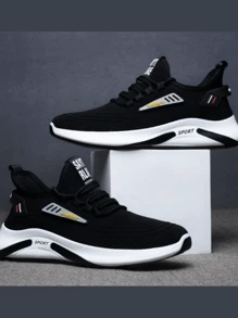 全新夏季透氣軟底跑鞋男士休閒運動鞋