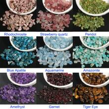 1strand Asymmetrical Natural Loose Gem Stone Amethyst Tiger Eye Amazonite Chips Gravel Beads For Jewelry Making DIY Gift Bracelets Necklace