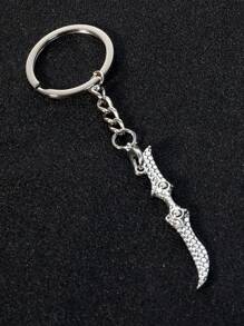 1个剑形挂件钥匙扣 复古剑形猫脸钥匙扣 迷你玩具 个性化钥匙扣吊坠 - 風格 G - 查看 14