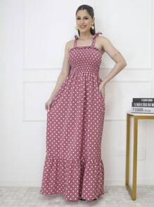 Women Dresses - Bụi hồng - Xem 1