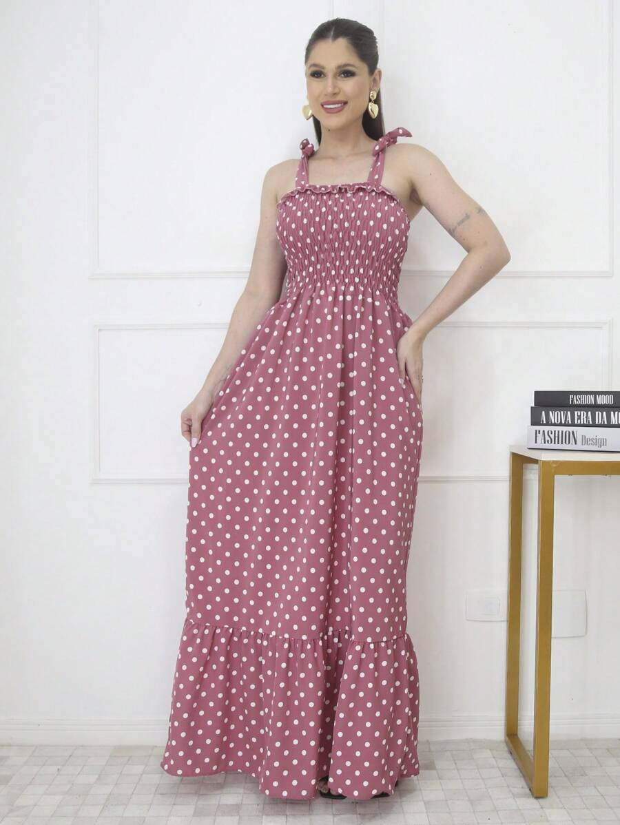 Women Dresses - Bụi hồng - Xem 1