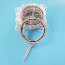 1卷高粘度白色雙面膠帶,適用於學生手工藝品和辦公用品,薄雙面膠黏紙 - 白色 - 查看 1