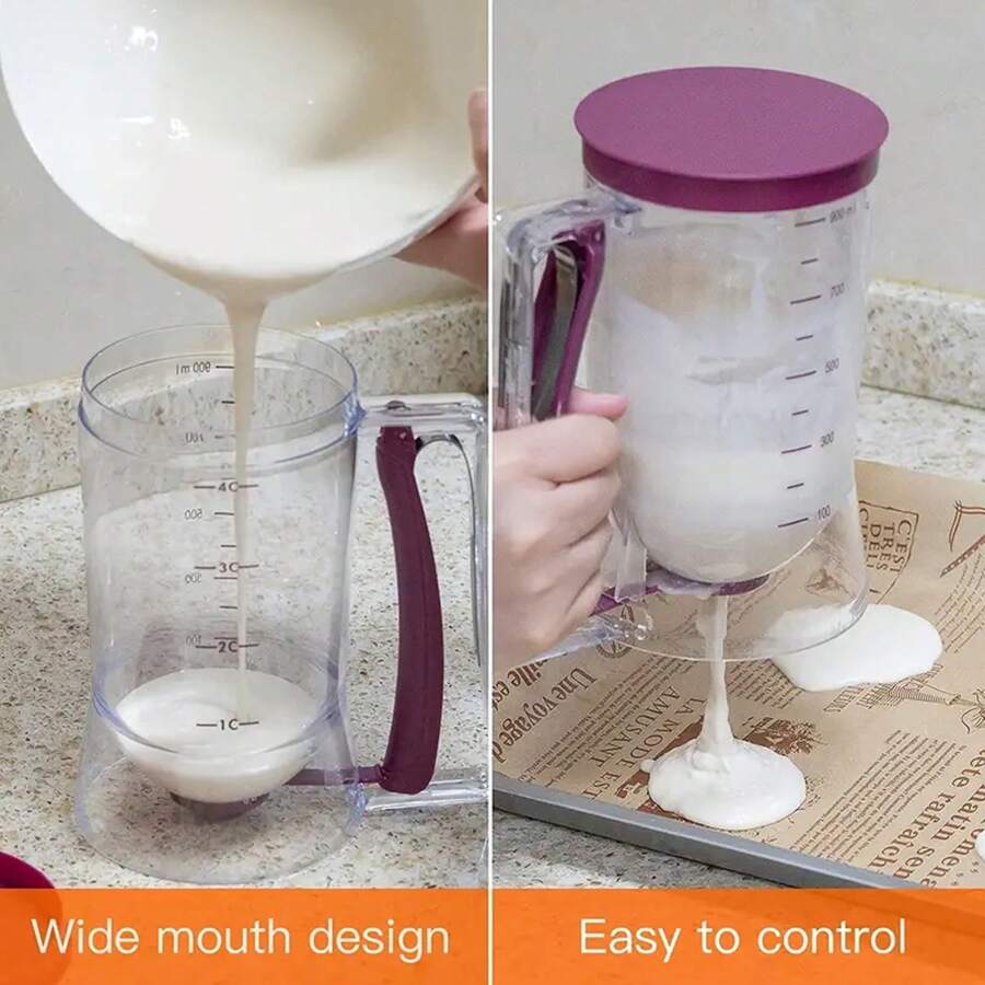 Cupcake Batter Separator And Dispenser Handheld Funnel Measuring Cup