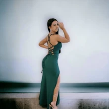 Women Prom & Evening Dresses - Verde Oscuro - Ver 2