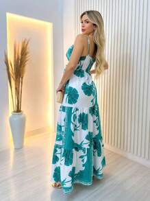 Women Dresses - màu xanh lá - Xem 3