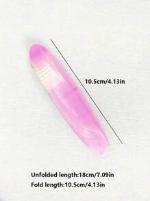 1入組可折疊便攜牙刷,軟毛適用於溫和清潔,戶外遊玩便攜折疊迷你軟毛牙刷套裝,非一次性牙刷適合旅行,商業旅行,酒店,旅行必備 - 粉色 - 查看 11