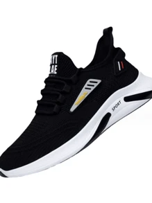 全新夏季透氣軟底跑鞋男士休閒運動鞋