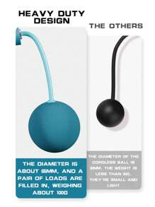 Ropeless Large Ball Jump Rope - Pink - View 4