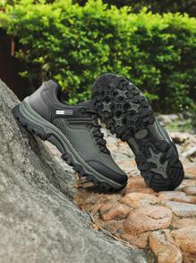 男士休閒運動鞋大尺碼戶外徒步靴徒步鞋
