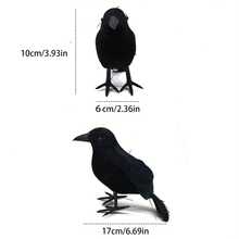 1 Pc Black Simulation Decoration Halloween Decoration Props - Black - View 3