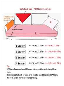 1pc Thick Plush Sofa Cushion Cover, Warm And Comfortable Simple Modern Dutch Velvet Sofa Cover For Autumn And Winter Home Decoration - Yellow - View 2