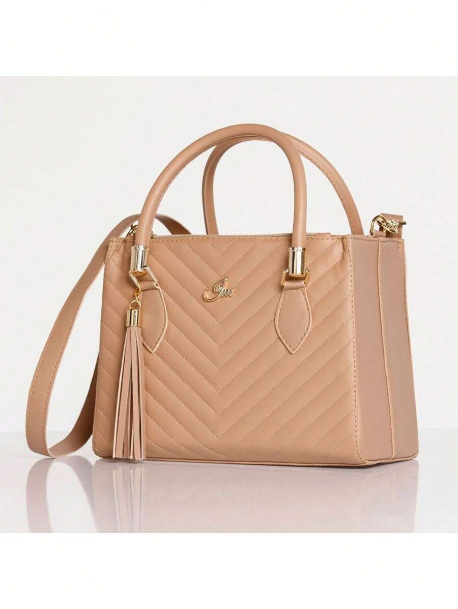 Women Tote Bags - 摩卡棕 - 查看 1