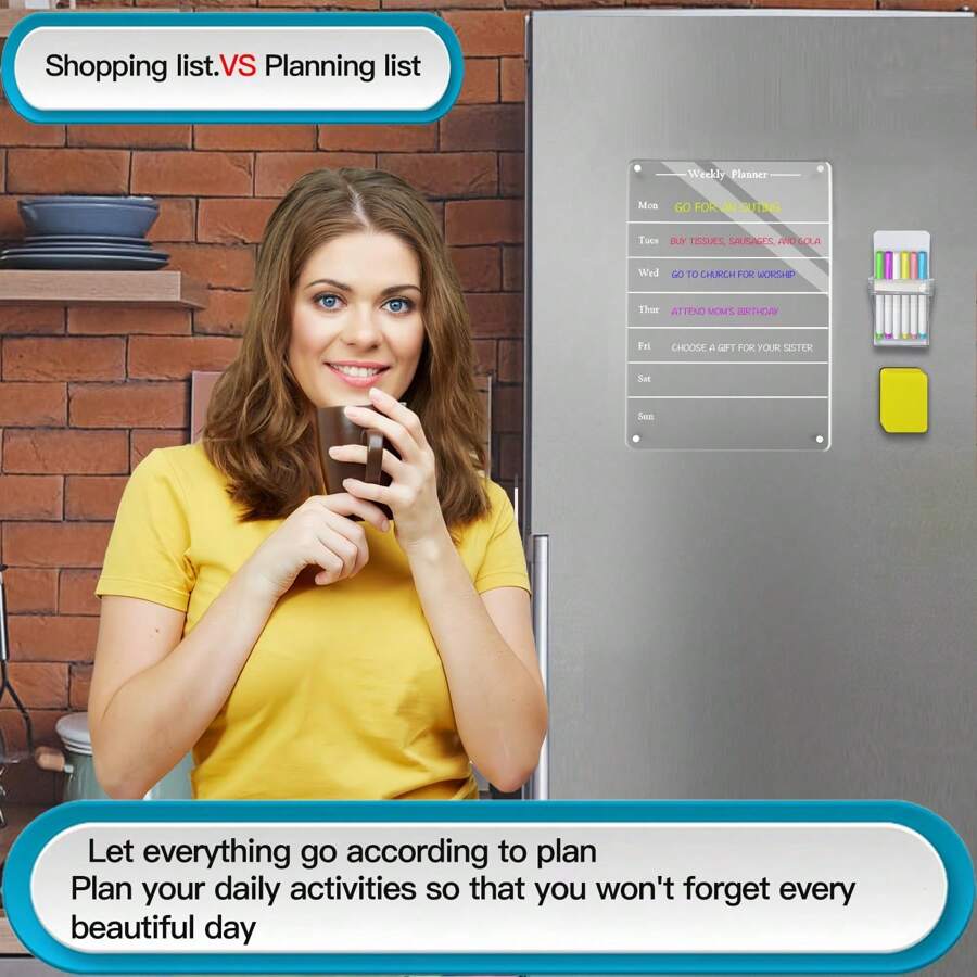 magnetic-weekly-meal-planner-board-acrylic-dry-erase-board-for-fridge