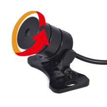 2pcs Car LED Laser Fog Light Motorcycle Tail Lamp Vehicle Anti-Collision Taillight Brake Braking Warning Lamps Auto Accessories - Black - View 7