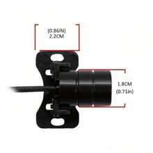 2pcs Car LED Laser Fog Light Motorcycle Tail Lamp Vehicle Anti-Collision Taillight Brake Braking Warning Lamps Auto Accessories - Black - View 4