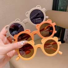 1pc Children's Fashionable Fashion Glasses With Bear Ears Design - Multicolor - View 4