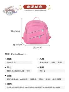 Women Functional Backpacks - Màu xanh lam - Xem 4