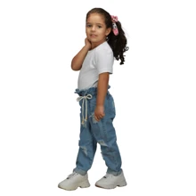 Young Girls Pants - 藍色 - 查看 2