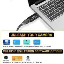 Capturadora De Video 4k  Usb 2.0 Convertidor Audio 1080p - Negro - Ver 4