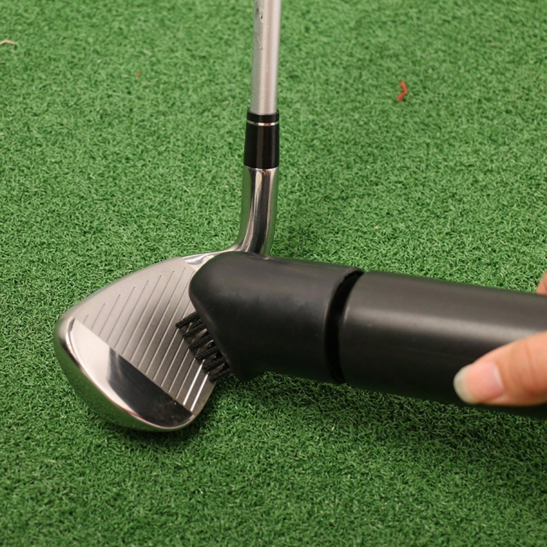 Golf Club Brush With Hanging Hook And Removable Golf Water Bottle, Golf