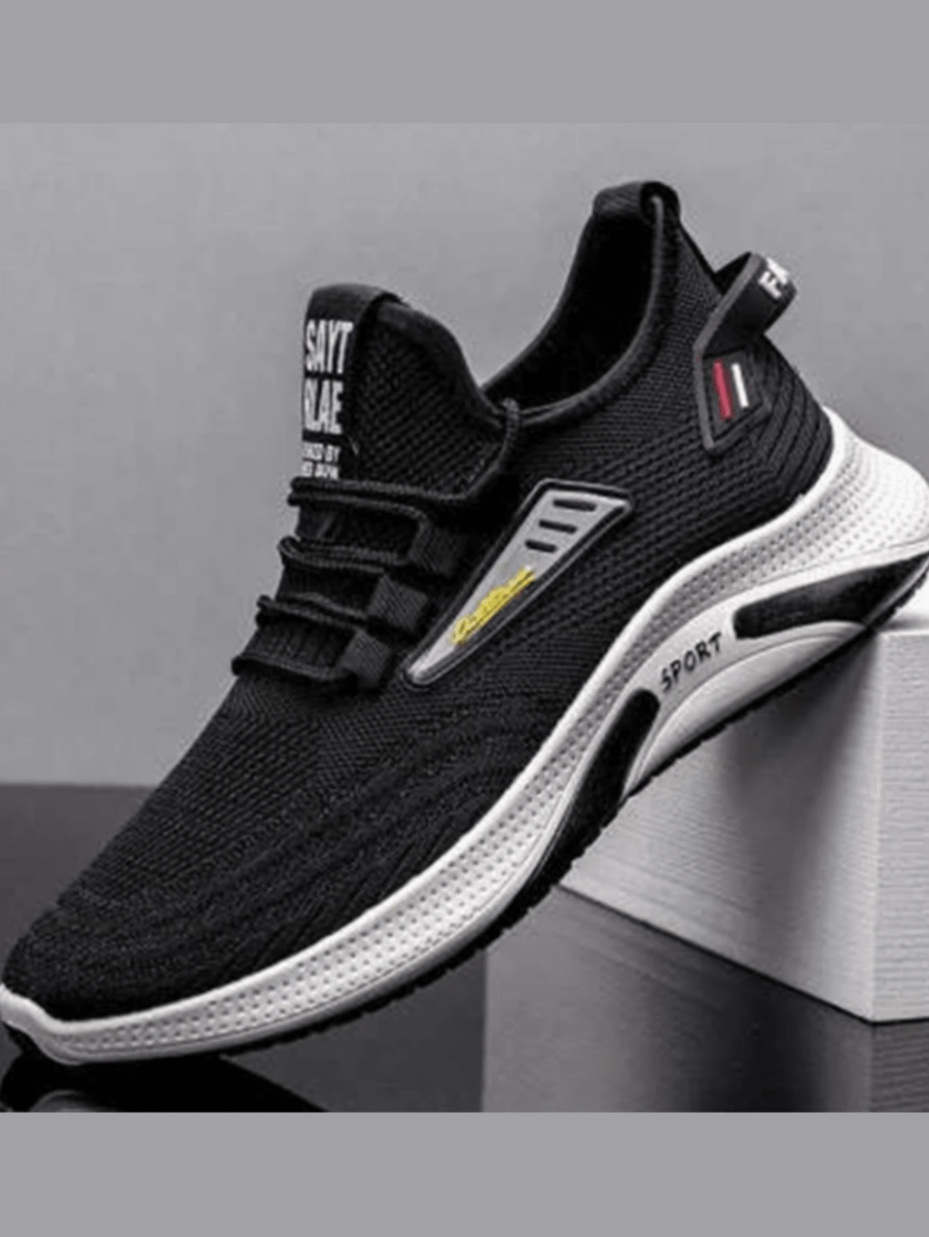 全新夏季透氣軟底跑鞋男士休閒運動鞋