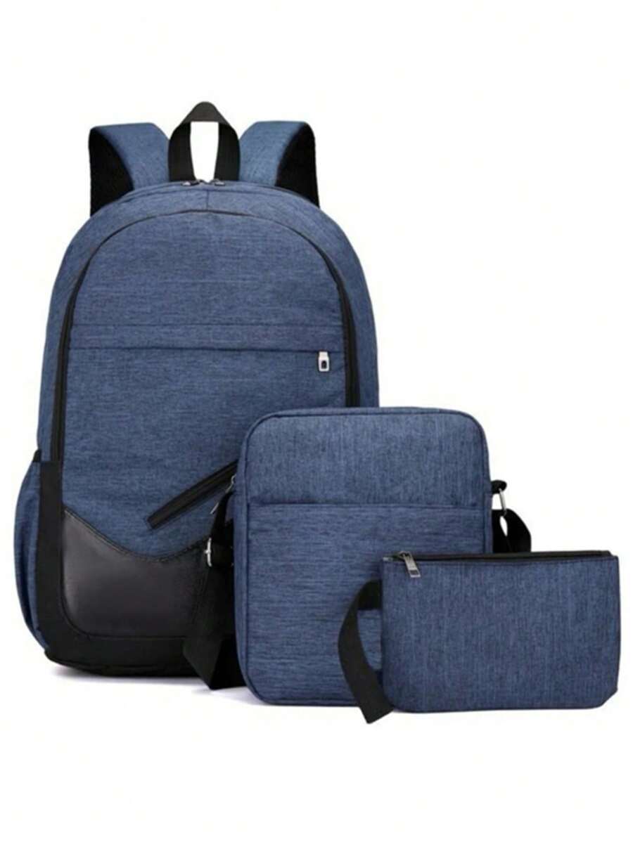 Men Bag Sets - 藍色 - 查看 1